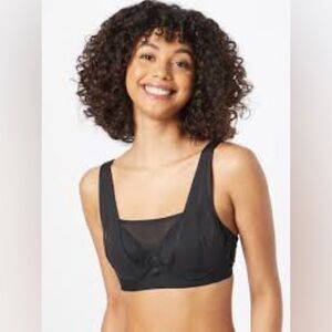 adidas Collective power tlrd High Impact Luxe Sports Bra Black 34A Activewear